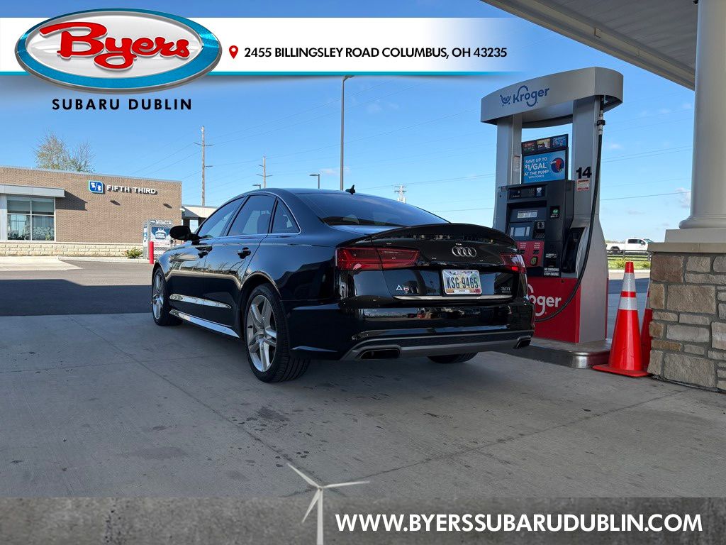 Black Metallic 2016 Audi A6 3.0T quattro Premium Plus Sedan AWD Sedan All-Wheel Drive 8-Speed Automatic