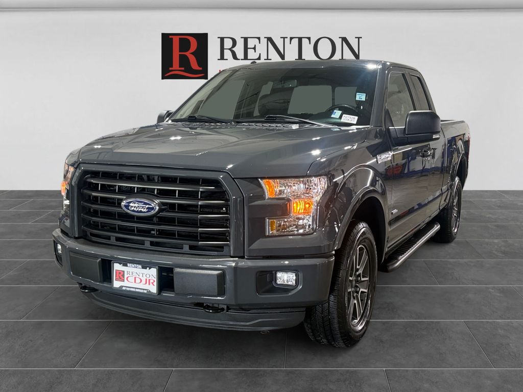 Lithium Gray 2016 Ford F-150 Pickup Truck Four-Wheel Drive 6-Speed Automatic
