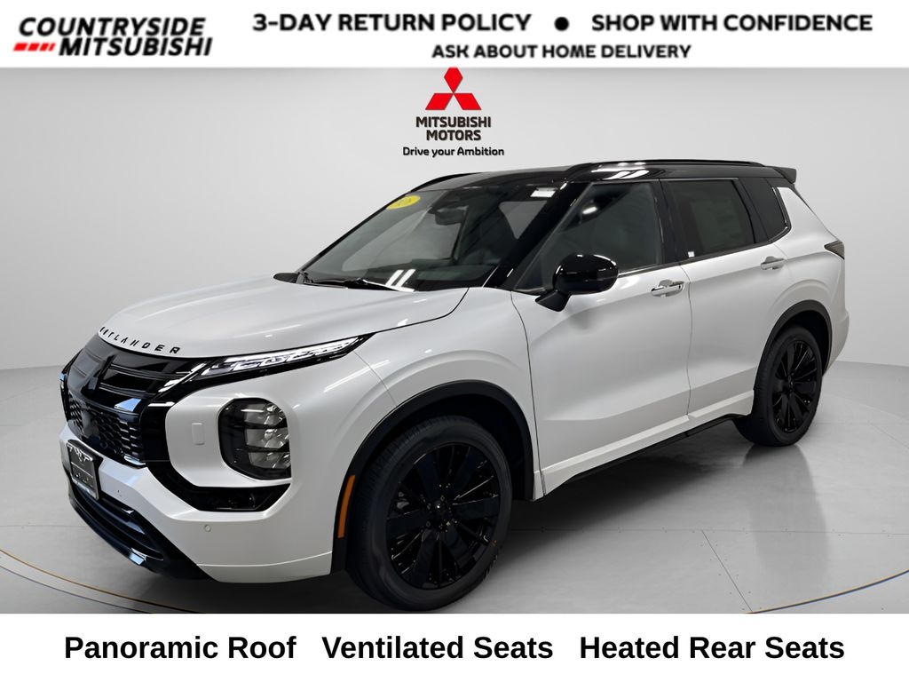 Diamond White 2026 Mitsubishi Outlander SUV / Crossover Front-Wheel Drive Continuously Variable Transmission
