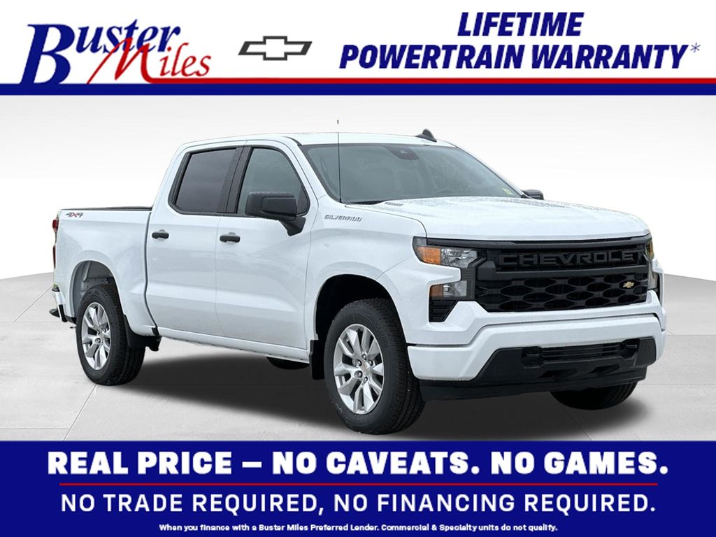 Summit White 2026 Chevrolet Silverado 1500 Pickup Truck Four-Wheel Drive 8-Speed Automatic