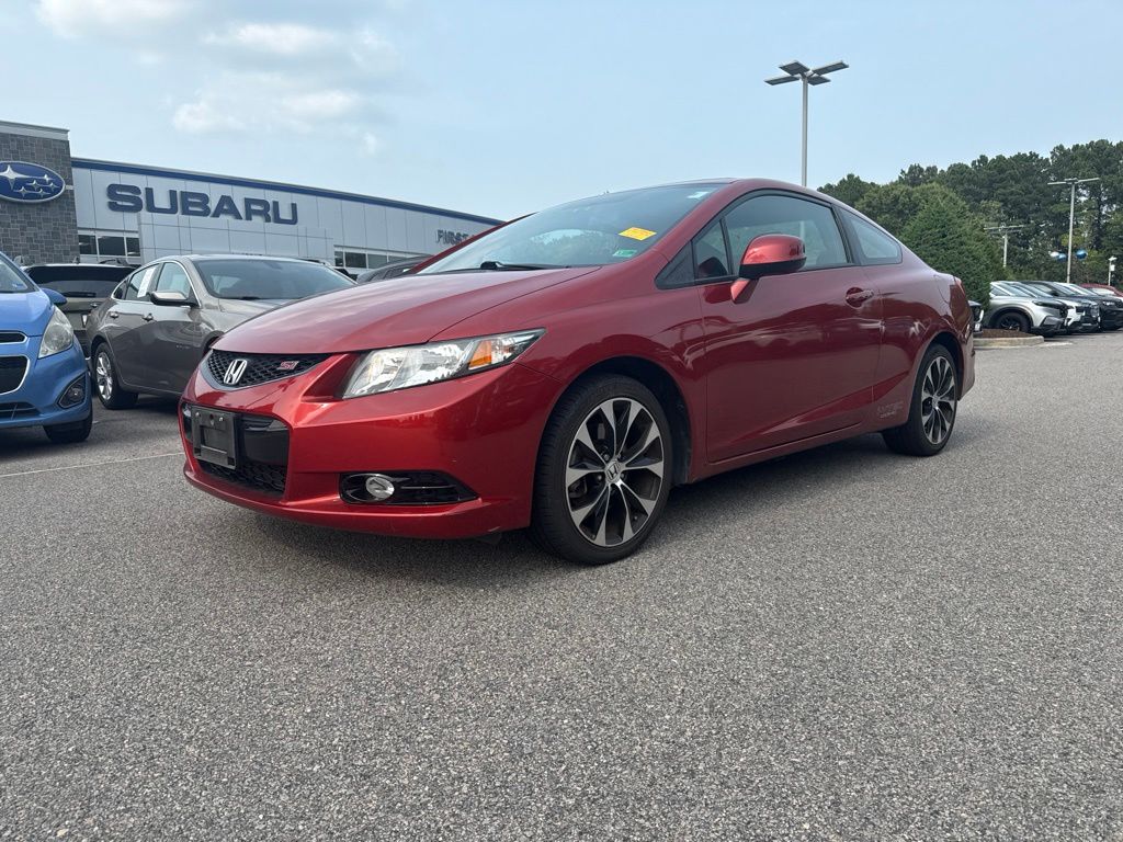 Sunburst Orange Pearl 2013 Honda Civic Coupe Coupe Front-Wheel Drive 6-Speed Manual