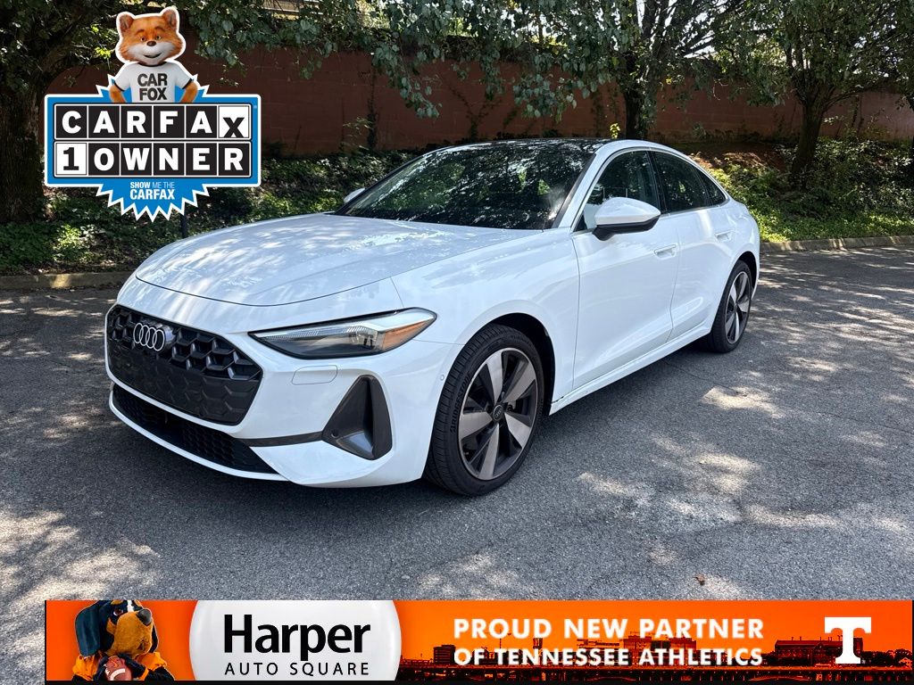 Arkona White 2025 Audi A5 Sedan All-Wheel Drive 7-Speed Automatic