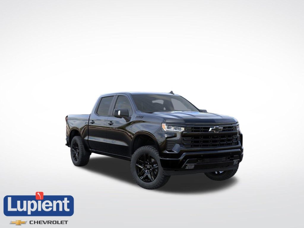 Black 2026 Chevrolet Silverado 1500 Pickup Truck Four-Wheel Drive Automatic