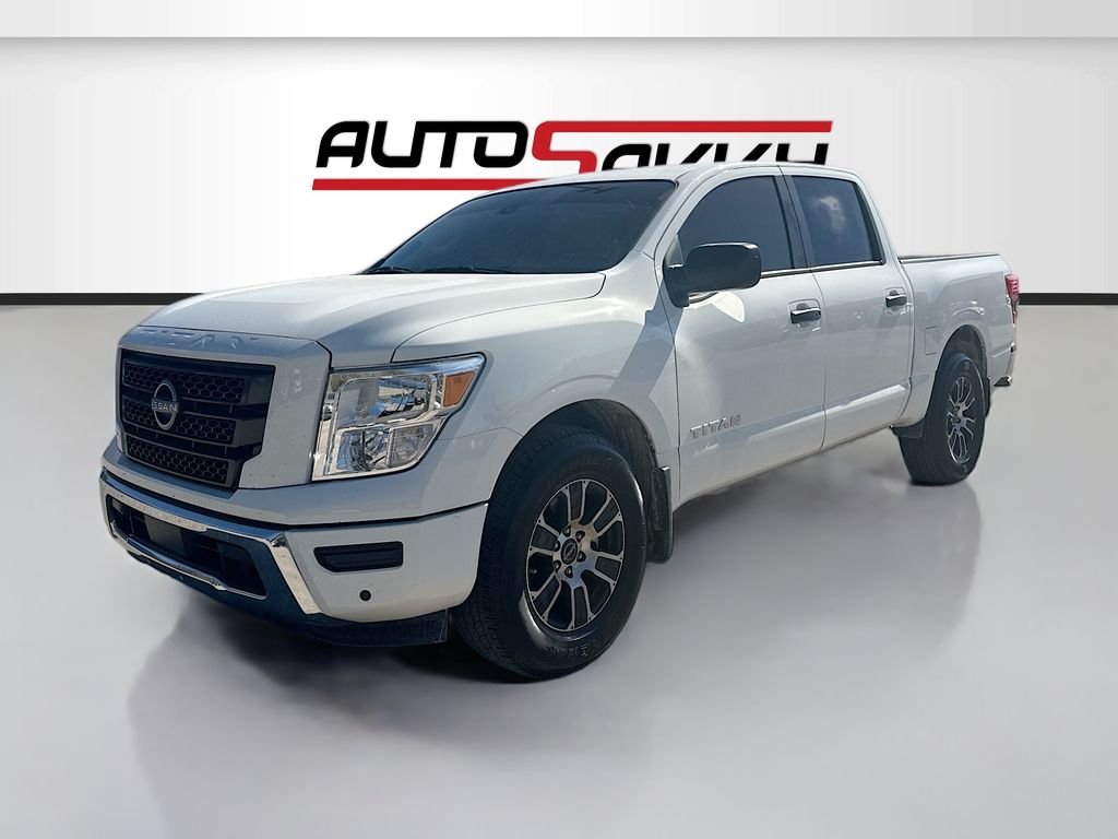 2024 Nissan Titan SV White at Bayshore Chrysler Jeep Dodge Ram