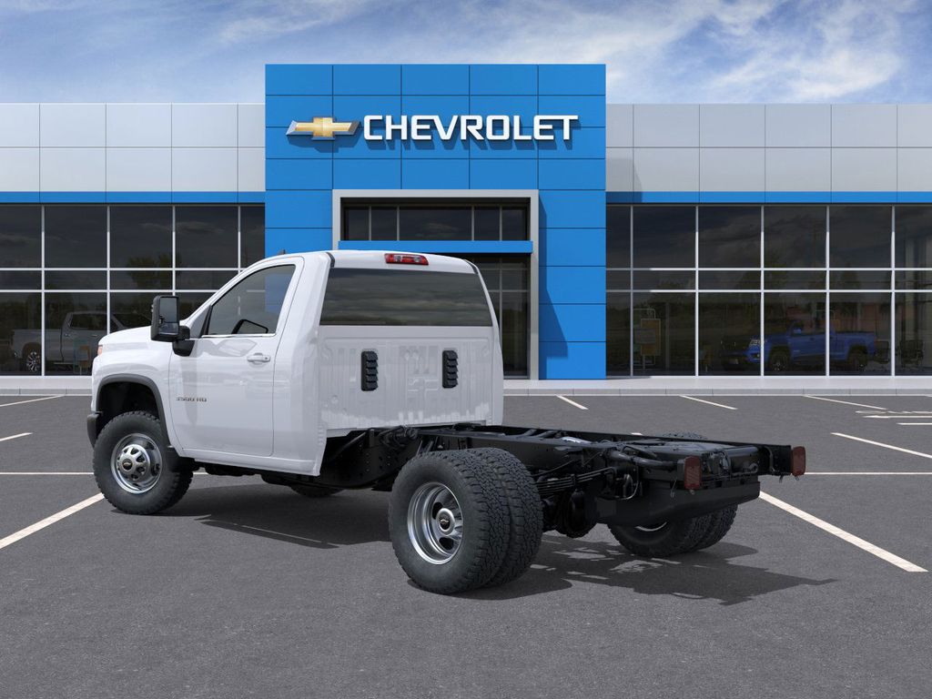 New 2025 White Chevrolet Work Truck image 3