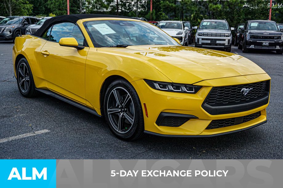 Used 2024 Yellow Ford EcoBoost Premium image 3