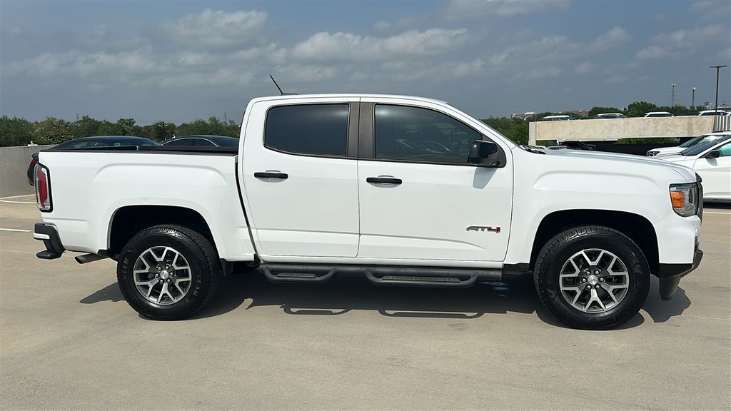 2021 GMC Canyon AT4 w/Leather White at AutoSavvy Houston Southwest