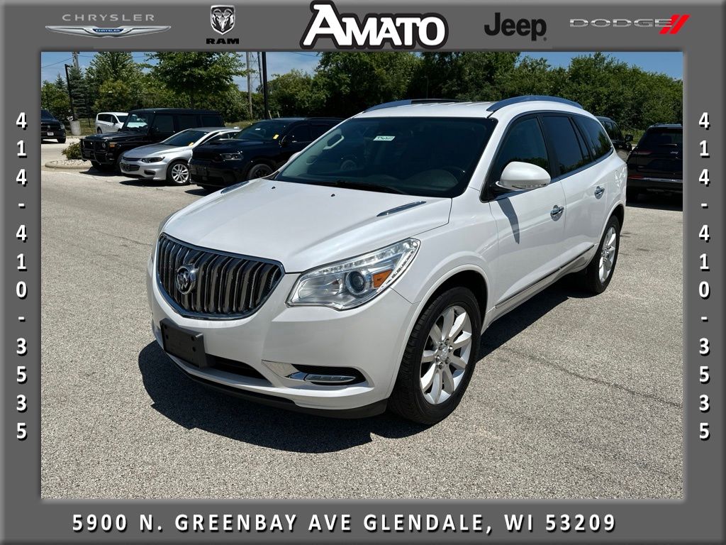 White Frost Tricoat 2016 Buick Enclave SUV / Crossover All-Wheel Drive 6-Speed Automatic Overdrive