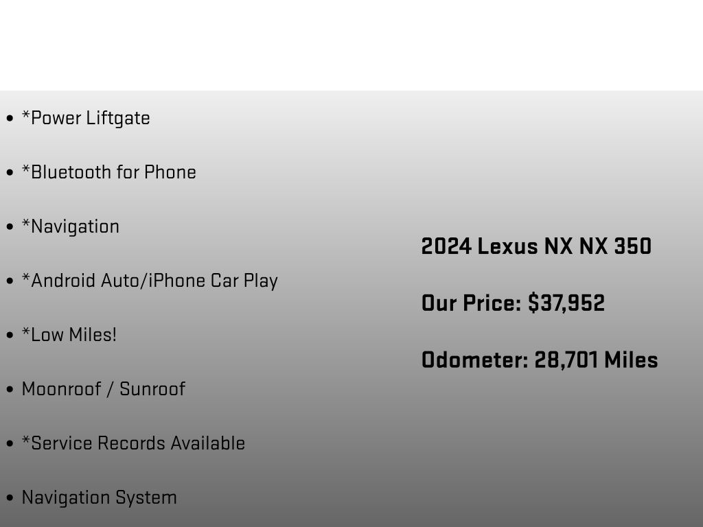 2024 Lexus NX 350 Base - 11