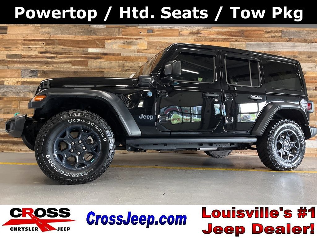 Black Clearcoat 2023 Jeep Wrangler 4xe Willys 4WD SUV / Crossover Four-Wheel Drive 8-Speed Automatic