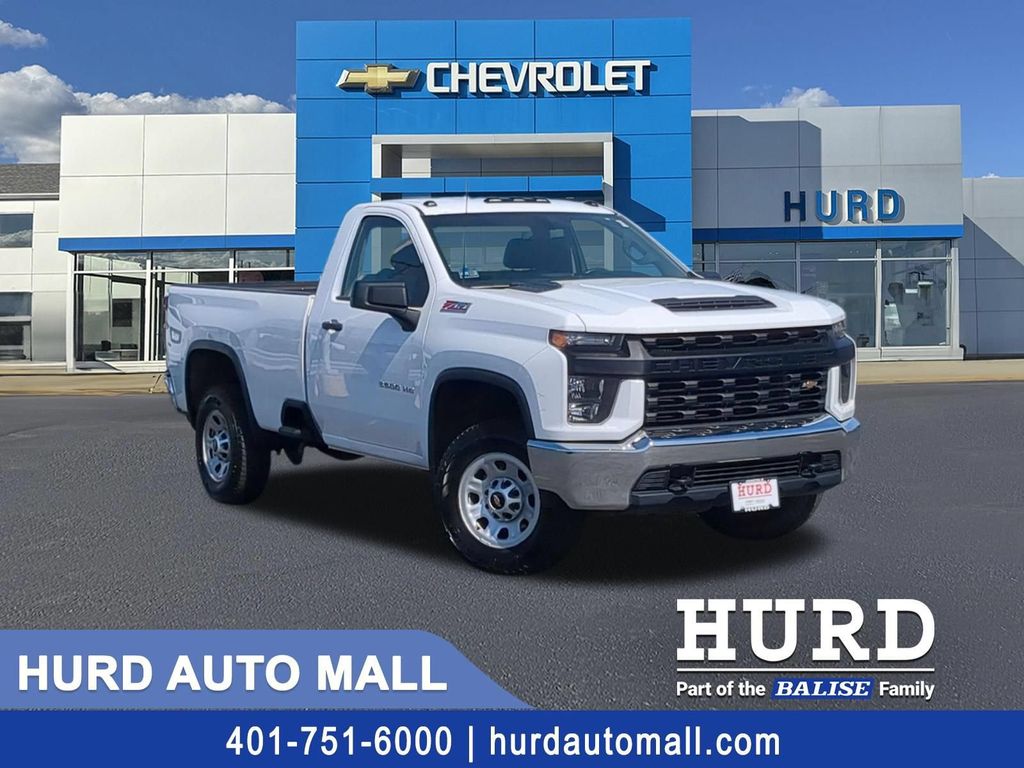 Summit White 2021 Chevrolet Silverado 3500HD Pickup Truck Four-Wheel Drive 6-Speed Automatic