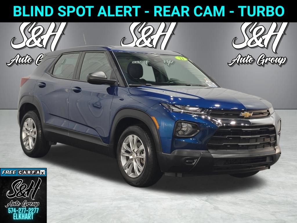 Pacific Blue Metallic 2021 Chevrolet Trailblazer LS FWD SUV / Crossover Front-Wheel Drive Continuously Variable Transmission