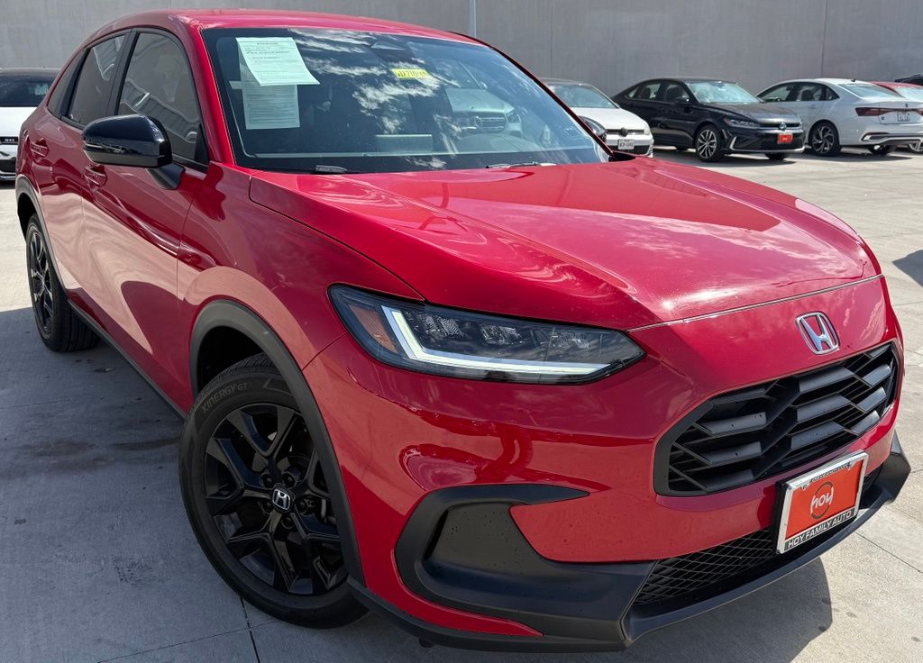Milano Red 2024 Honda HR-V SUV / Crossover All-Wheel Drive Continuously Variable Transmission