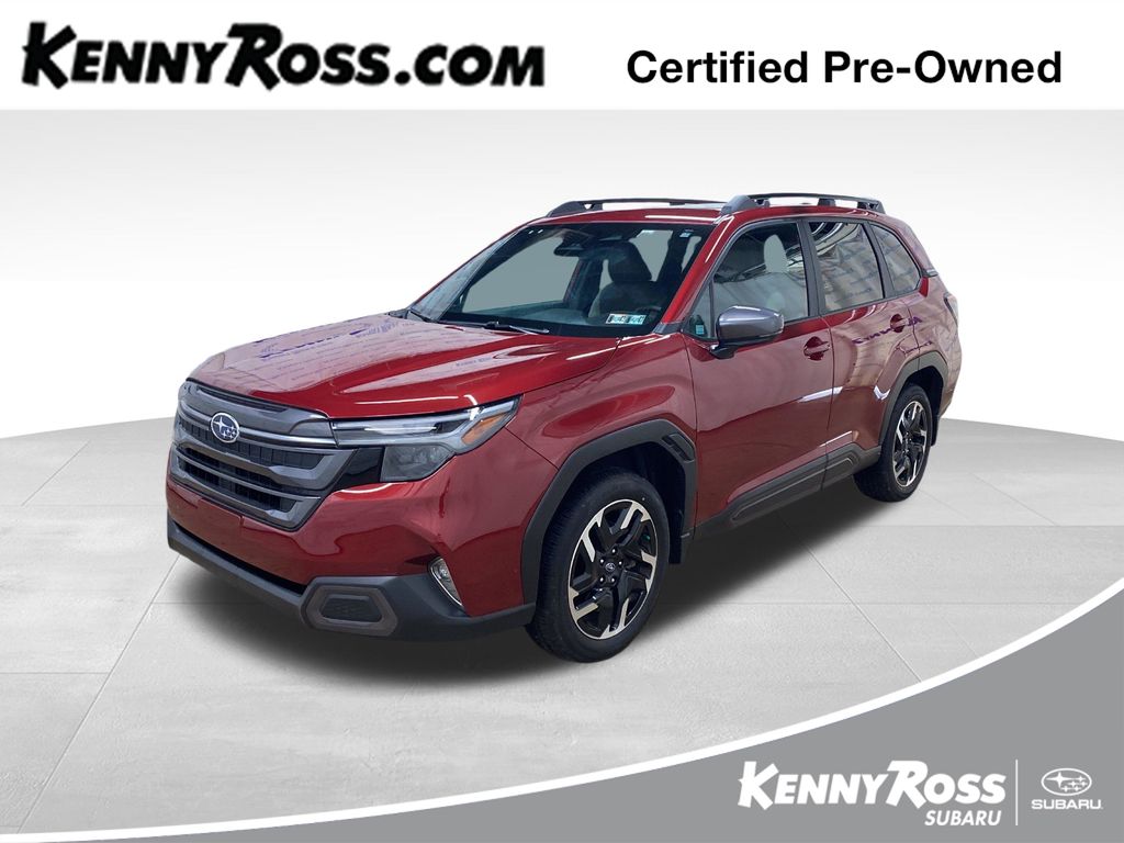 Crimson Red Pearl 2026 Subaru Forester SUV / Crossover All-Wheel Drive Continuously Variable Transmission
