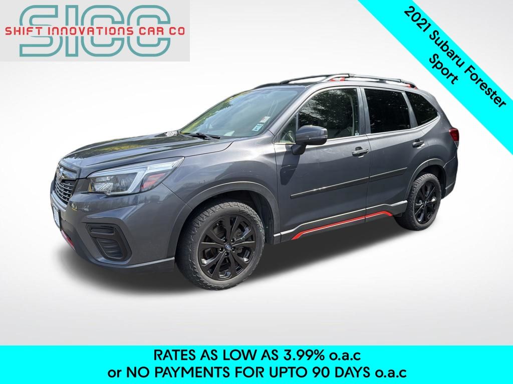 Magnetite Gray Metallic 2021 Subaru Forester Sport Crossover AWD SUV / Crossover All-Wheel Drive Continuously Variable Transmission