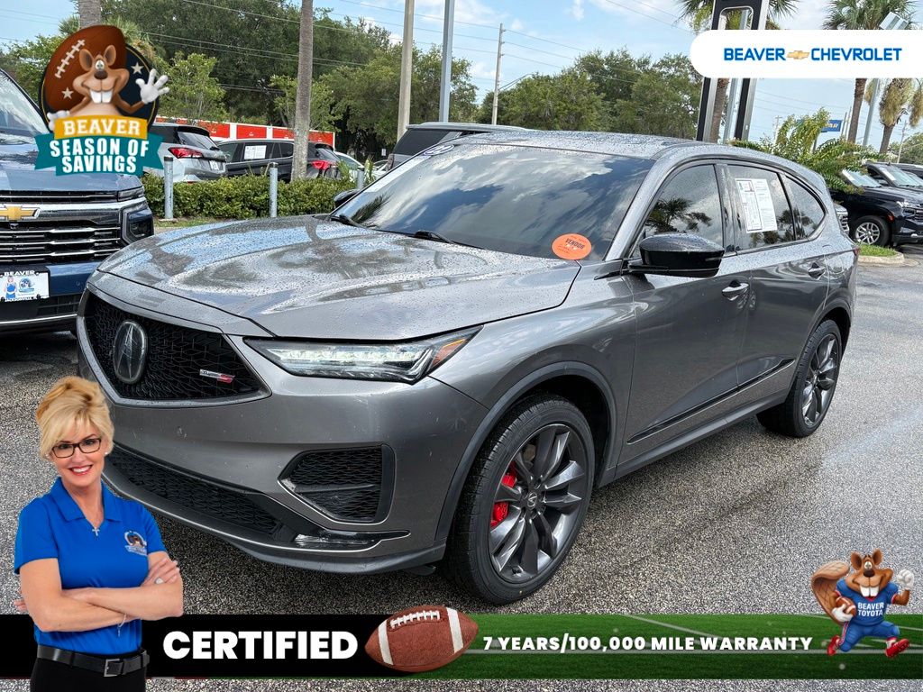 Carbon Metallic 2022 Acura MDX SUV / Crossover All-Wheel Drive Automatic
