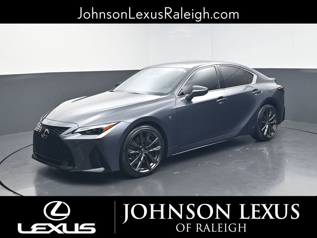 Cloudburst Gray 2025 Lexus IS 350 F Sport Design RWD Sedan Rear-Wheel Drive 8-Speed Automatic