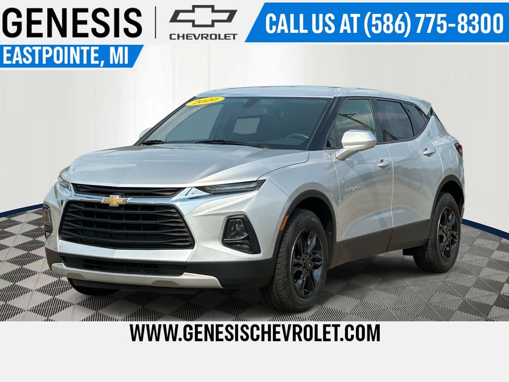 Silver Ice Metallic 2020 Chevrolet Blazer SUV / Crossover Front-Wheel Drive 9-Speed Automatic
