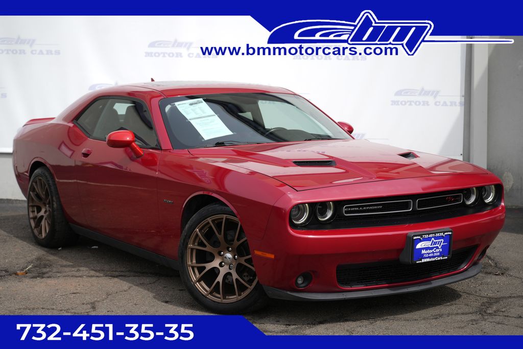 Redline Red Tricoat Pearl 2015 Dodge Challenger R/T Plus RWD Coupe Rear-Wheel Drive 8-Speed Automatic