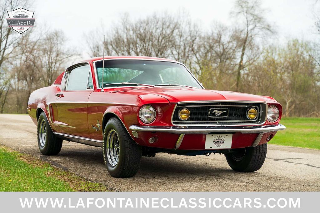 Candyapple Red 1968 Ford Mustang Coupe Automatic