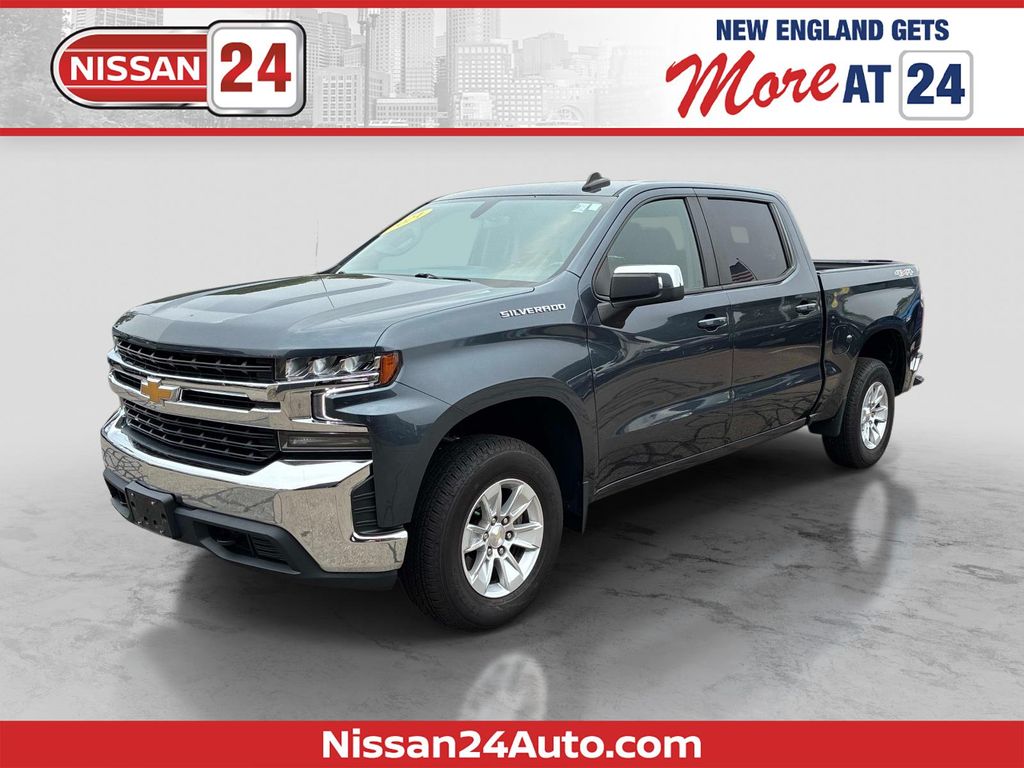 Shadow Gray Metallic 2021 Chevrolet Silverado 1500 Pickup Truck Four-Wheel Drive 8-Speed Automatic