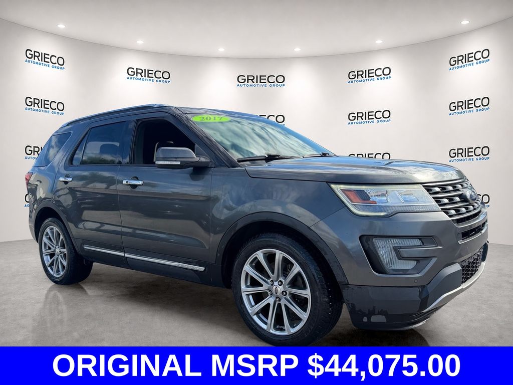 Gray (Magnetic Metallic) 2017 Ford Explorer SUV / Crossover Front-Wheel Drive 6-Speed Automatic