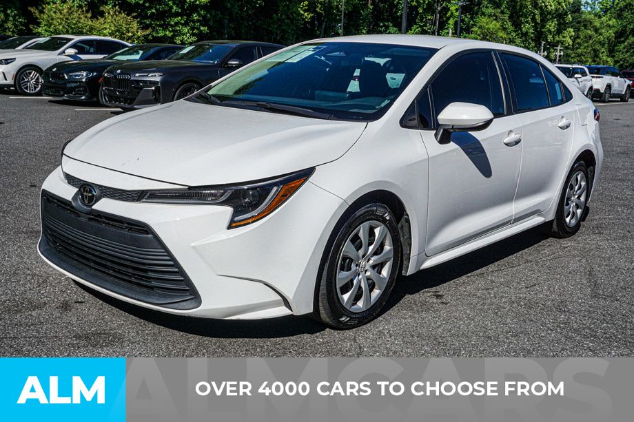 Used 2023 White Toyota LE image 3