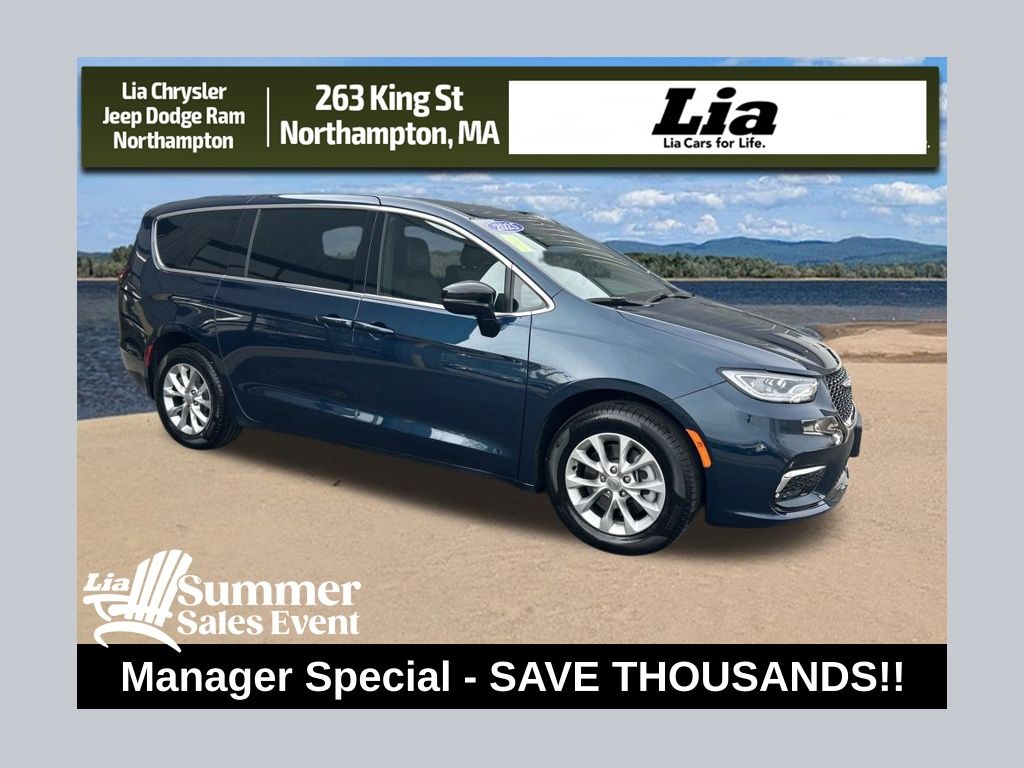 Fathom Blue Pearlcoat 2025 Chrysler Pacifica Select AWD Minivan All-Wheel Drive 9-Speed Automatic