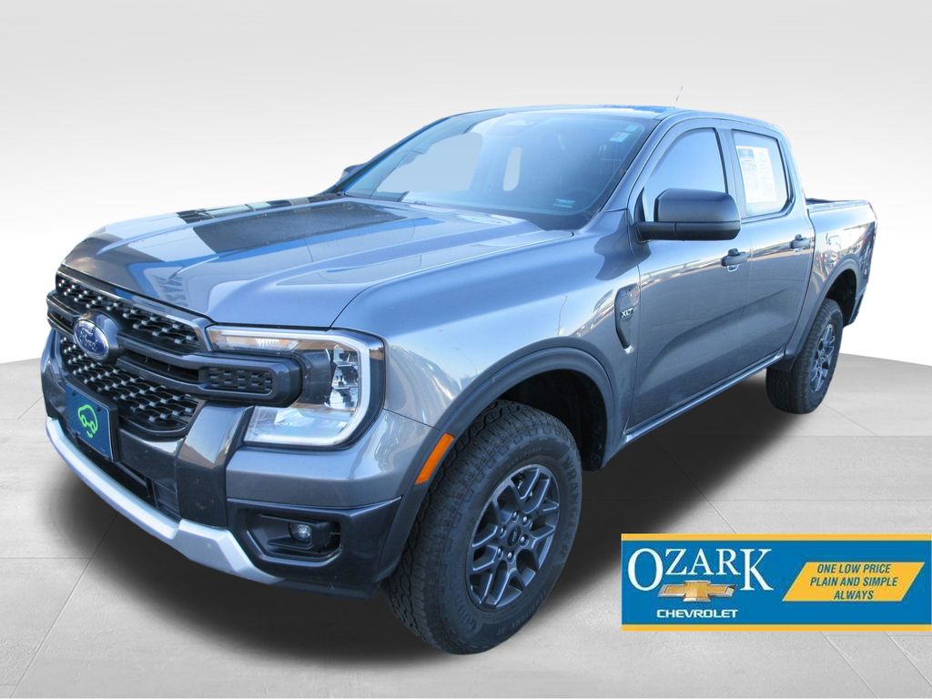 Carbonized Gray Metallic 2025 Ford Ranger XLT SuperCrew 4WD Pickup Truck Four-Wheel Drive Automatic
