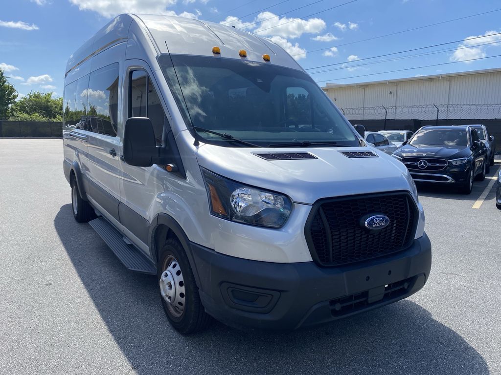 Ingot Silver 2022 Ford Transit Passenger Van Rear-Wheel Drive 