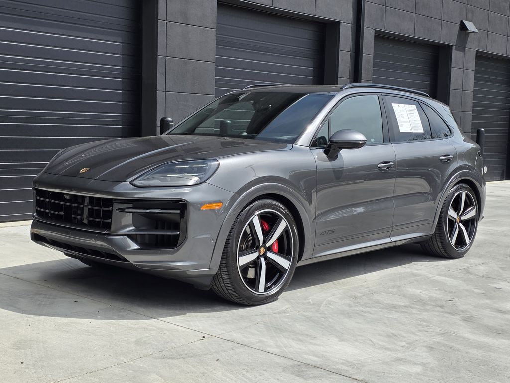 Gray (Quartzite Grey Metallic) 2025 Porsche Cayenne GTS AWD SUV / Crossover All-Wheel Drive 8-Speed Automatic