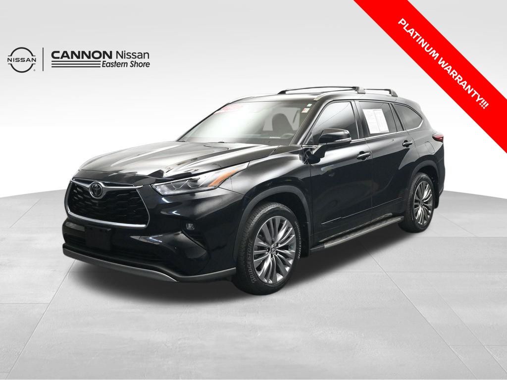 Midnight Black Metallic 2021 Toyota Highlander SUV / Crossover Front-Wheel Drive 8-Speed Automatic
