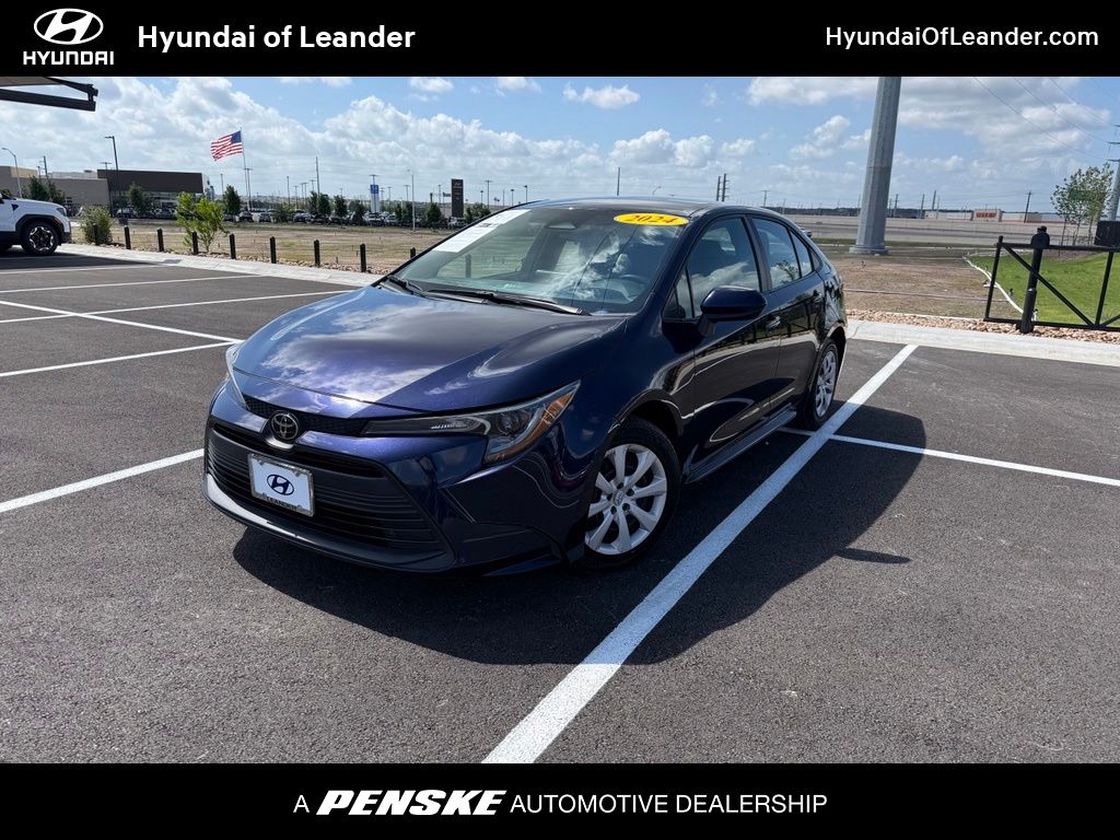 Blueprint 2024 Toyota Corolla Sedan Front-Wheel Drive Continuously Variable Transmission