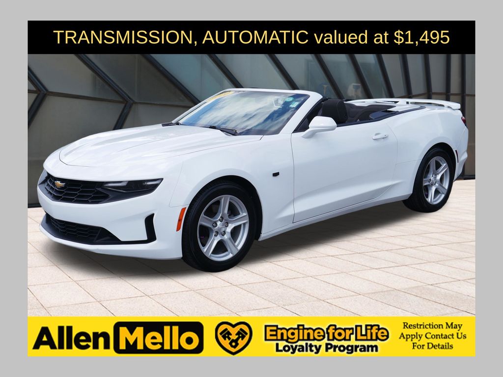 Summit White 2020 Chevrolet Camaro Convertible Rear-Wheel Drive 8-Speed Automatic