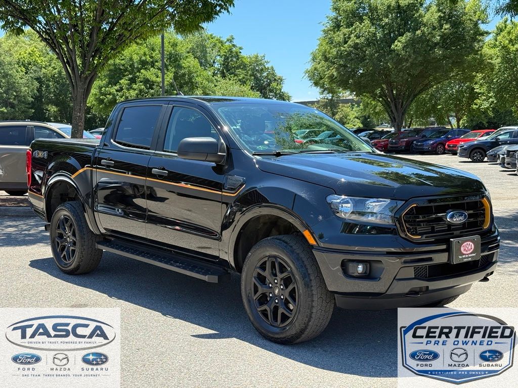 Shadow Black 2023 Ford Ranger Pickup Truck Four-Wheel Drive Automatic