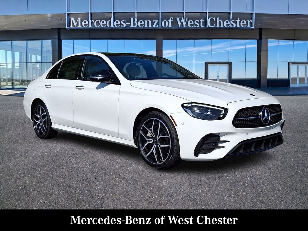 Polar White 2023 Mercedes-Benz E-Class Sedan All-Wheel Drive 9-Speed Automatic