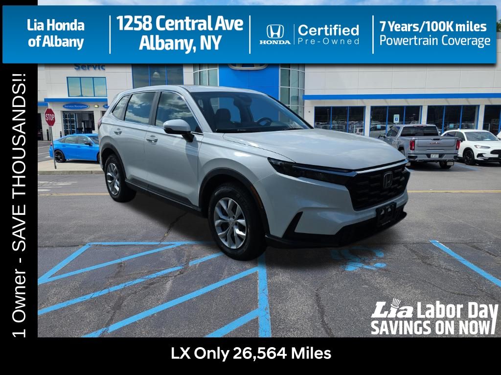 Platinum White Pearl 2024 Honda CR-V SUV / Crossover All-Wheel Drive Continuously Variable Transmission