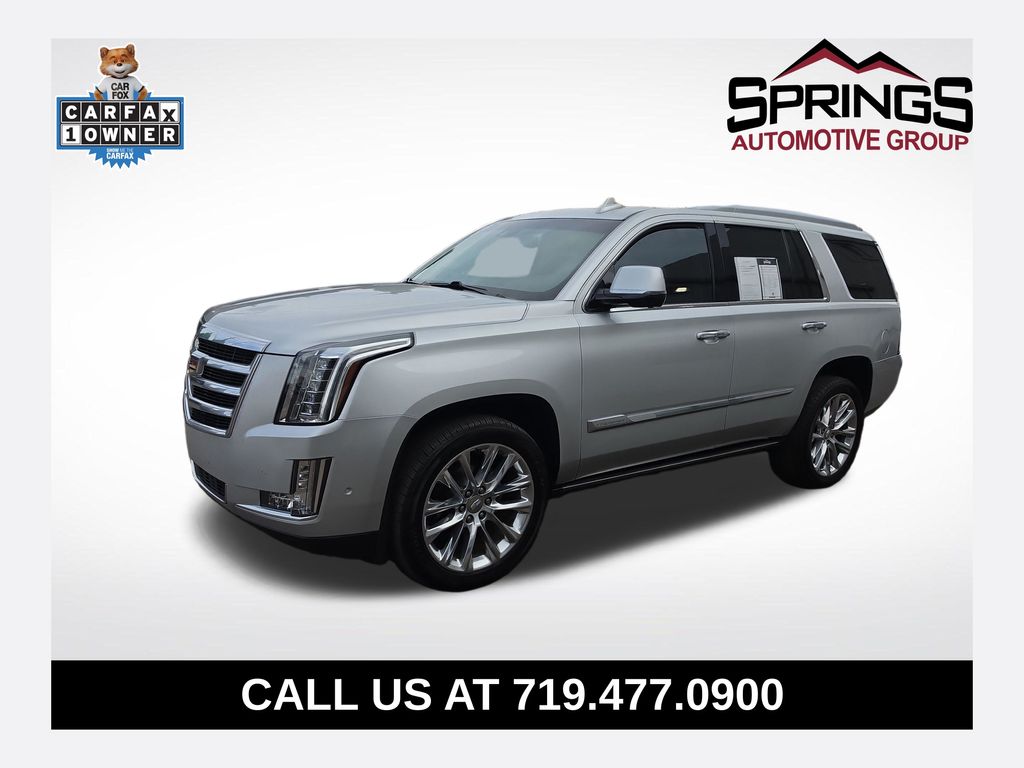 Radiant Silver Metallic 2018 Cadillac Escalade SUV / Crossover Four-Wheel Drive 