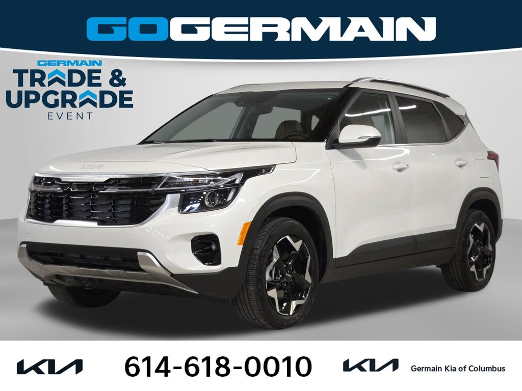 Snow White Pearl 2024 Kia Seltos EX AWD SUV / Crossover All-Wheel Drive Continuously Variable Transmission