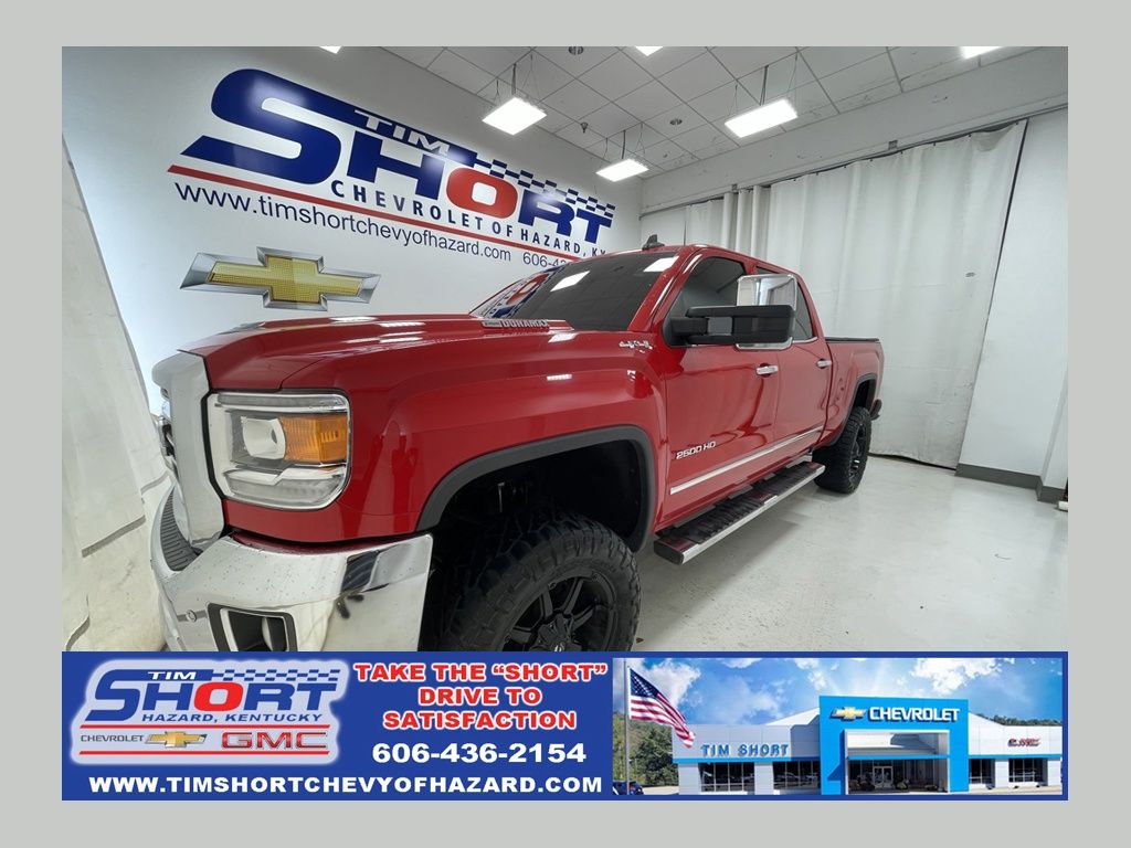 Cardinal Red 2018 GMC Sierra 2500HD Pickup Truck Four-Wheel Drive 6-Speed Automatic