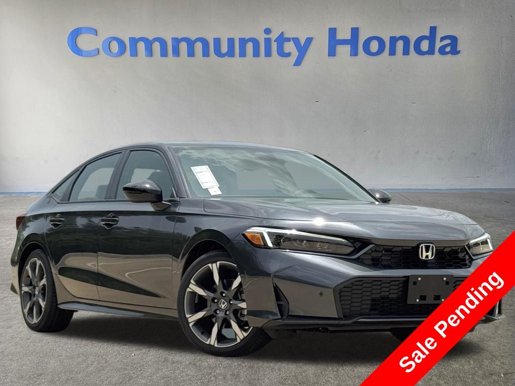 2026 Honda Civic Hybrid Sport Touring Gray at Classic Elite Chevrolet Sugar Land