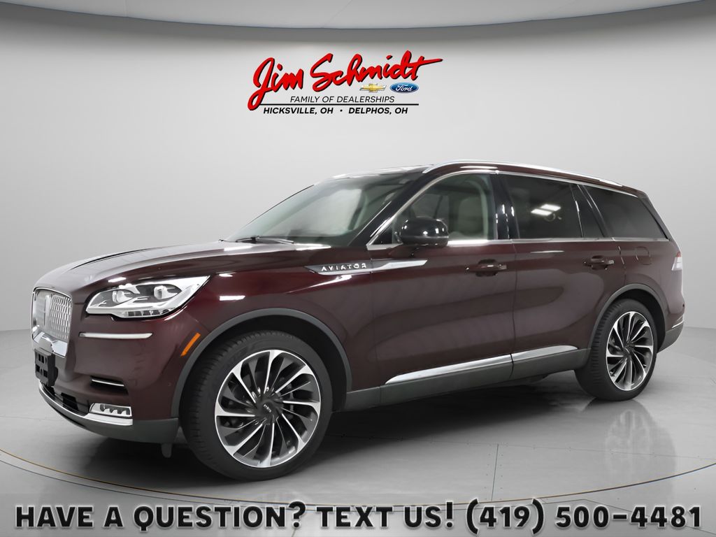 Red (Burgundy Velvet Metallic Tinted Clearcoat) 2020 Lincoln Aviator Reserve AWD SUV / Crossover All-Wheel Drive Automatic