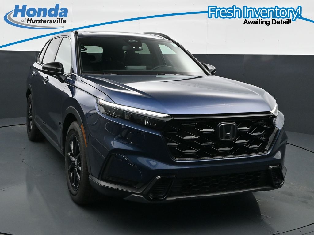 Canyon River Blue Met 2026 Honda CR-V Hybrid Sport FWD SUV / Crossover Front-Wheel Drive Continuously Variable Transmission
