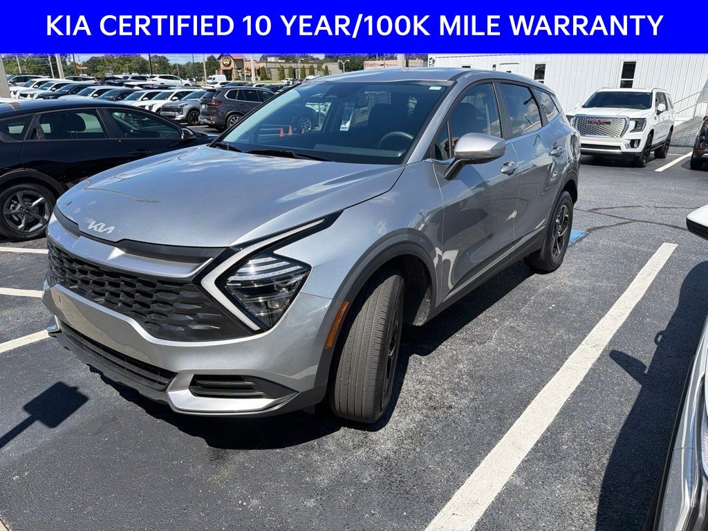 Steel Gray 2024 Kia Sportage SUV / Crossover All-Wheel Drive 8-Speed Automatic