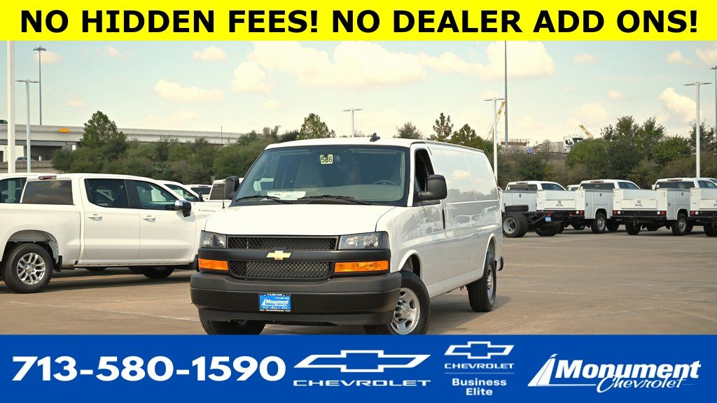2025 Chevrolet Express 2500 Work Van White at Classic Chevrolet Galveston