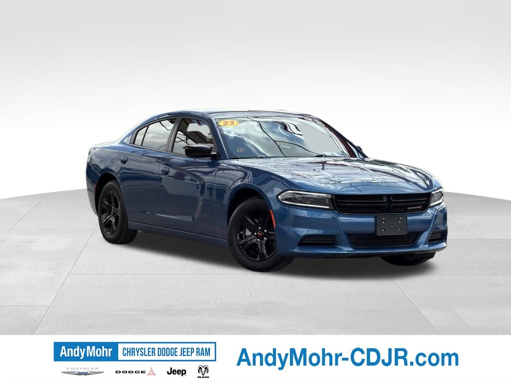 Blue (Frostbite) 2023 Dodge Charger Sedan Rear-Wheel Drive 8-Speed Automatic