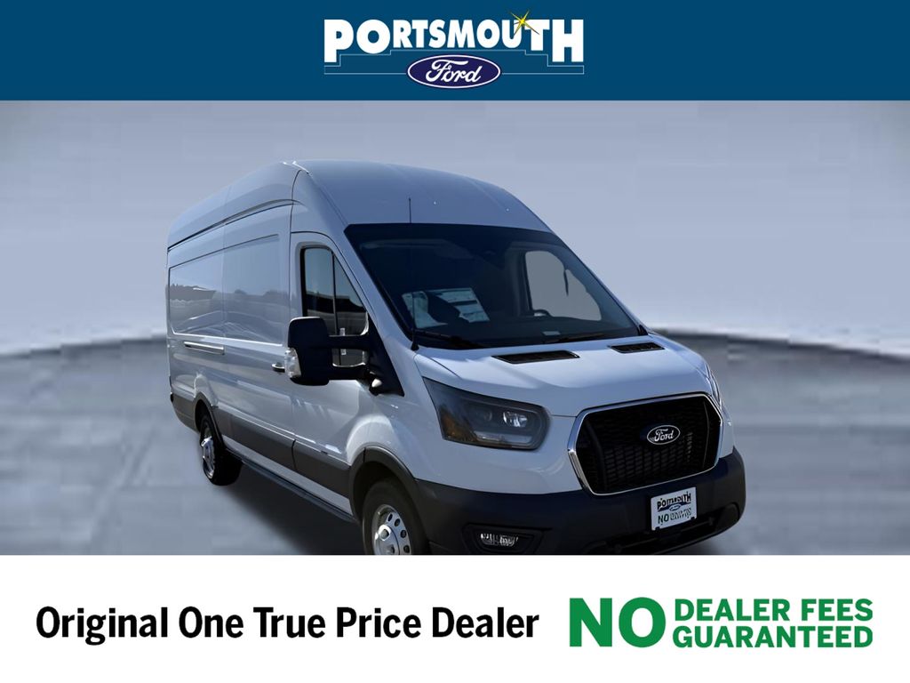 Oxford White 2026 Ford Transit Cargo 350 High Roof Extended LB AWD Van All-Wheel Drive