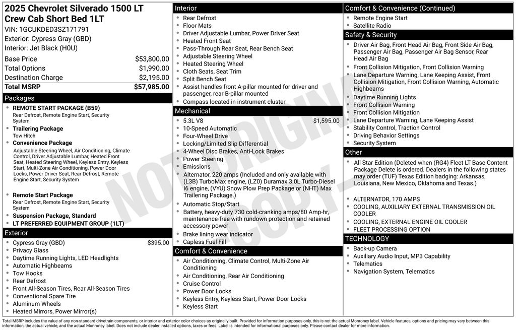 Certified Used 2025 Gray Chevrolet LT image 5