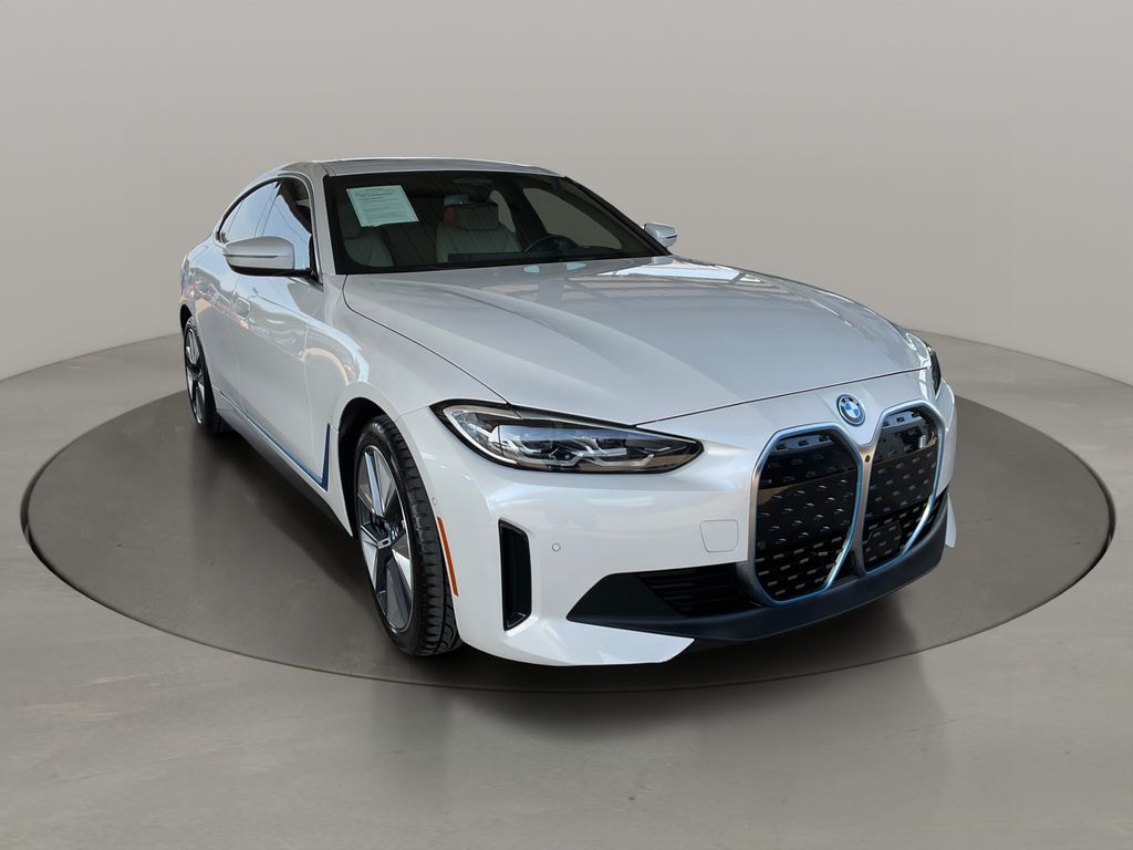 Mineral White Metallic 2023 BMW i4 Sedan Rear-Wheel Drive Automatic