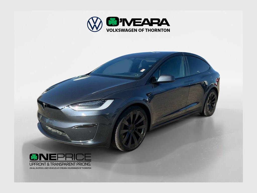 Midnight Silver Metallic 2022 Tesla Model X SUV / Crossover All-Wheel Drive 1-Speed Automatic